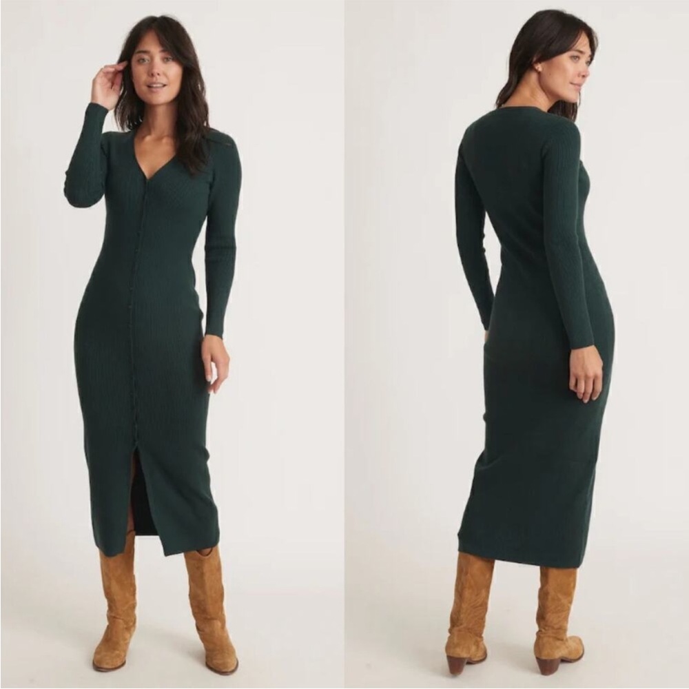 Marine Layer Brea Rib Midi Dress